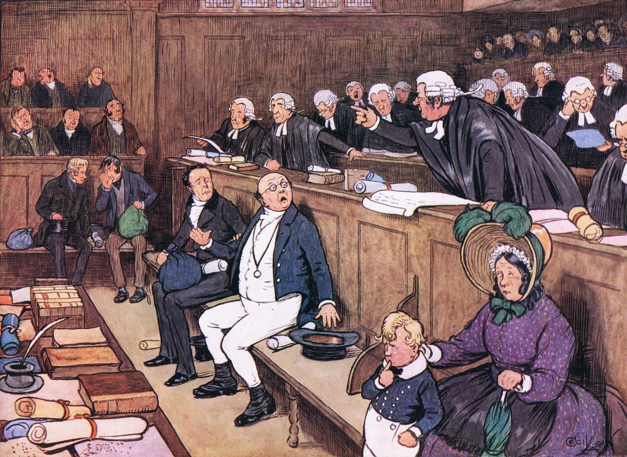 Pánové, co to znamená Kotlety a rajčatová omáčka, váš Pickwick! od Cecil Charles Windsor Aldin