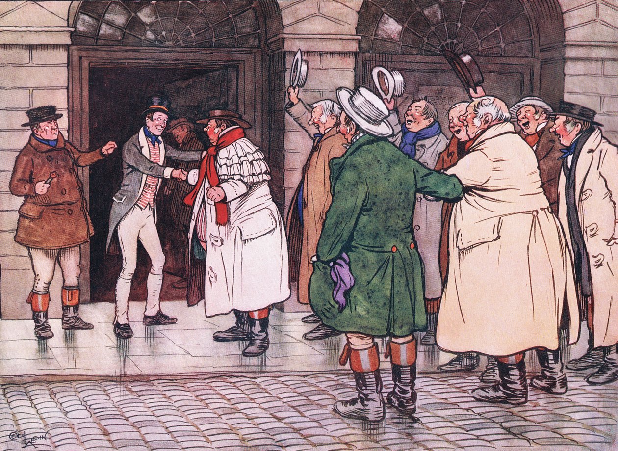 Kavalkáda třikrát ohromně zatleskala od Cecil Charles Windsor Aldin