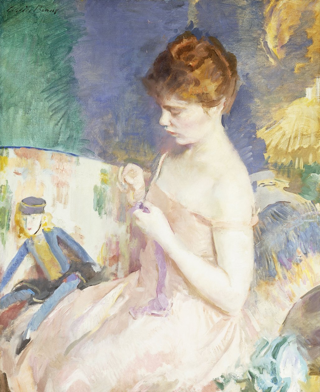 Oblékání panenek od Cecilia Beaux