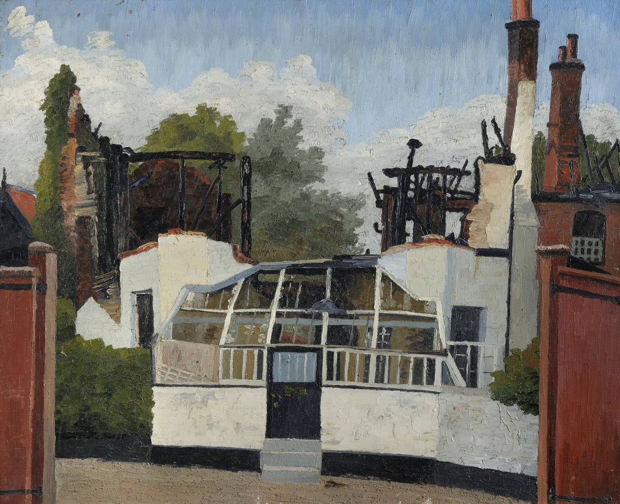 Vykuchaná škola, Dedhame od Cedric Morris