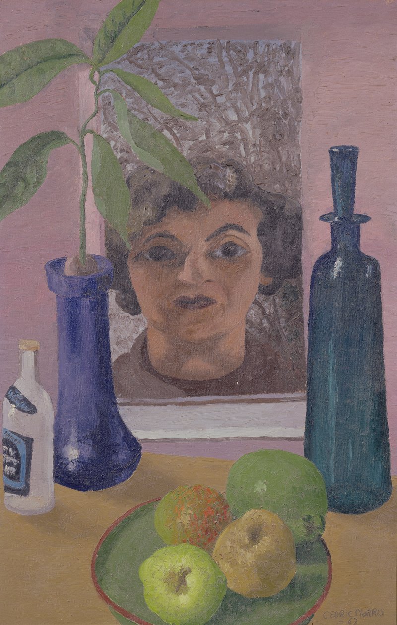 Millie u okna od Cedric Morris