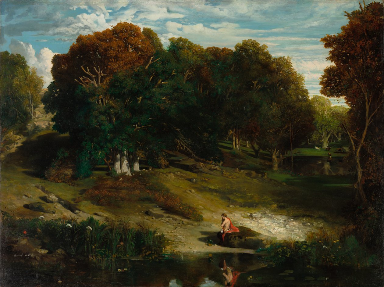 V lese, 1841. od Celestin Francois Nanteuil