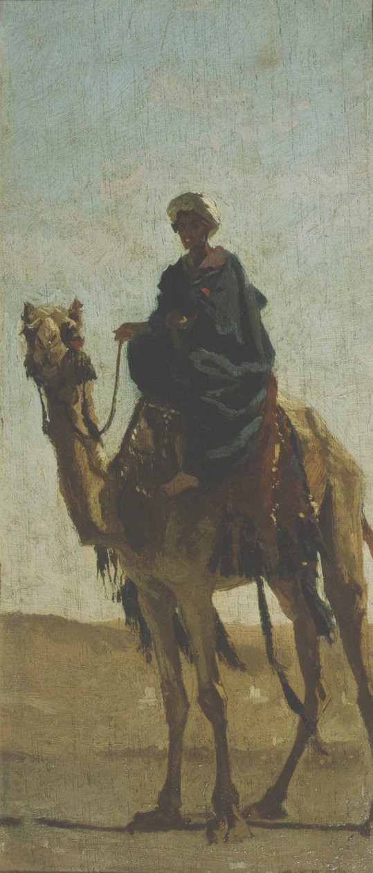 Řidiči velbloudů v poušti od Cesare Biseo
