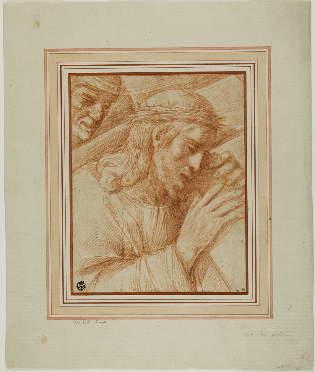 Kristus nesoucí kříž od Cesare Rossetti