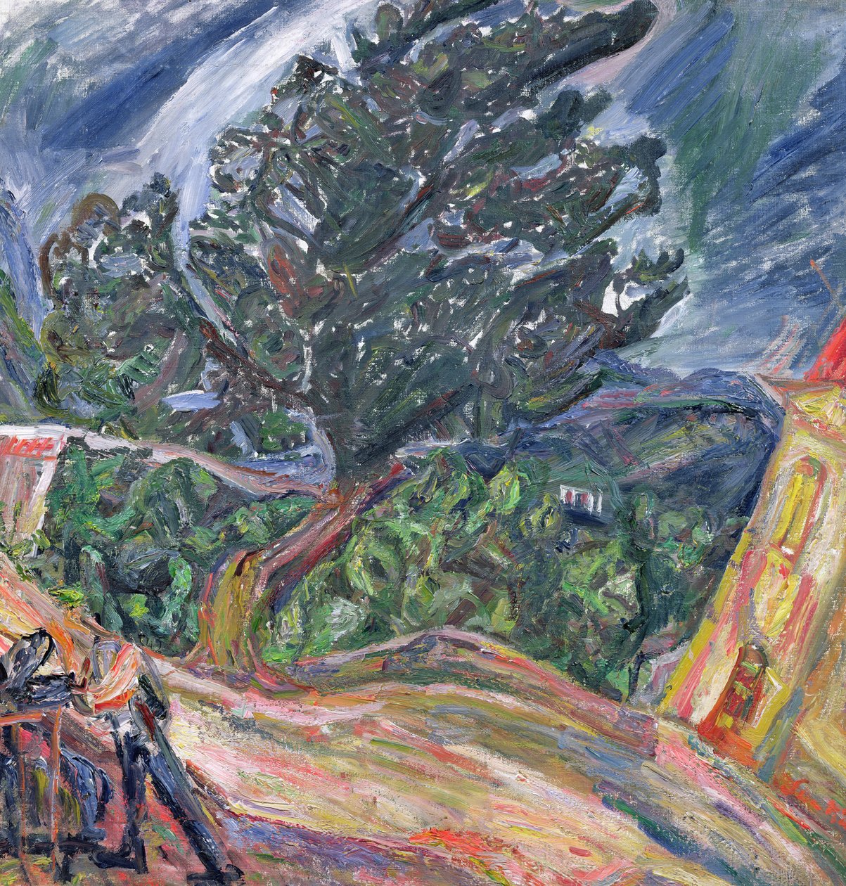 Velký modrý strom, cca 1940-42 od Chaim Soutine