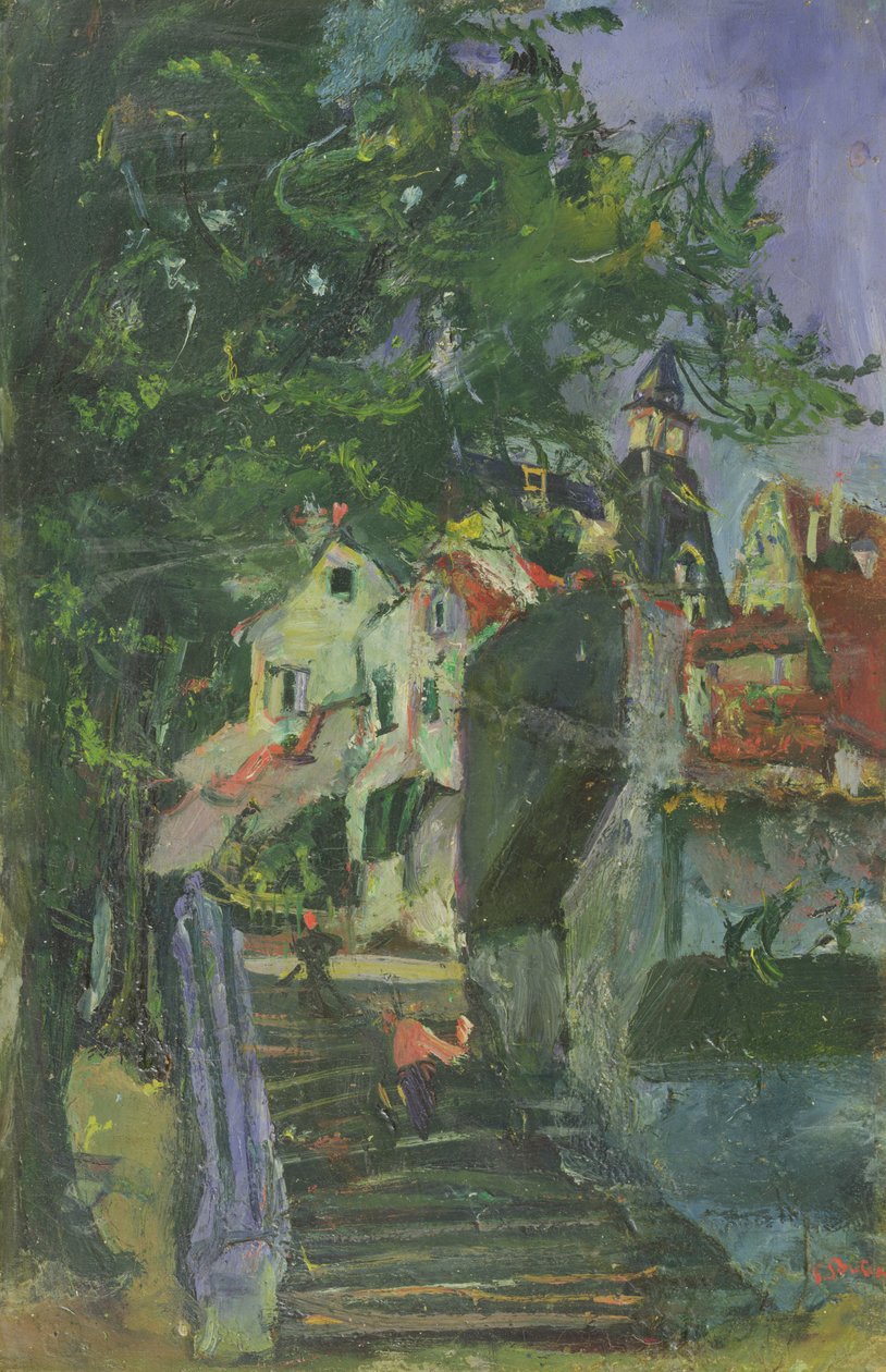 Schody v Chartres, asi 1933-34 od Chaim Soutine