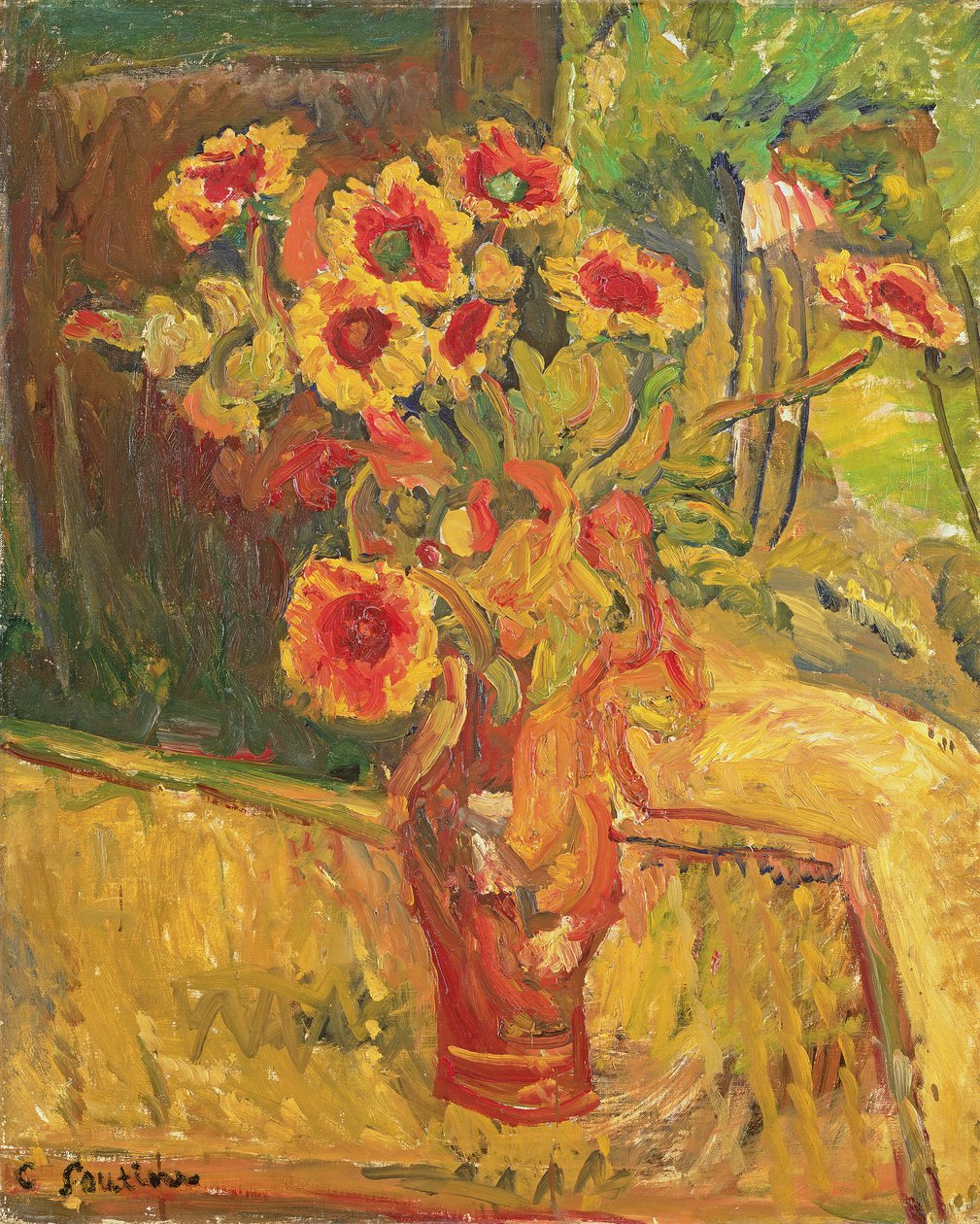 Kus květiny od Chaim Soutine