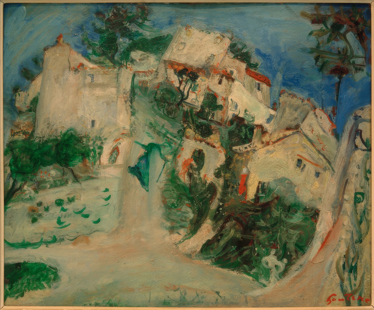 Krajina poblíž Cagnes od Chaim Soutine