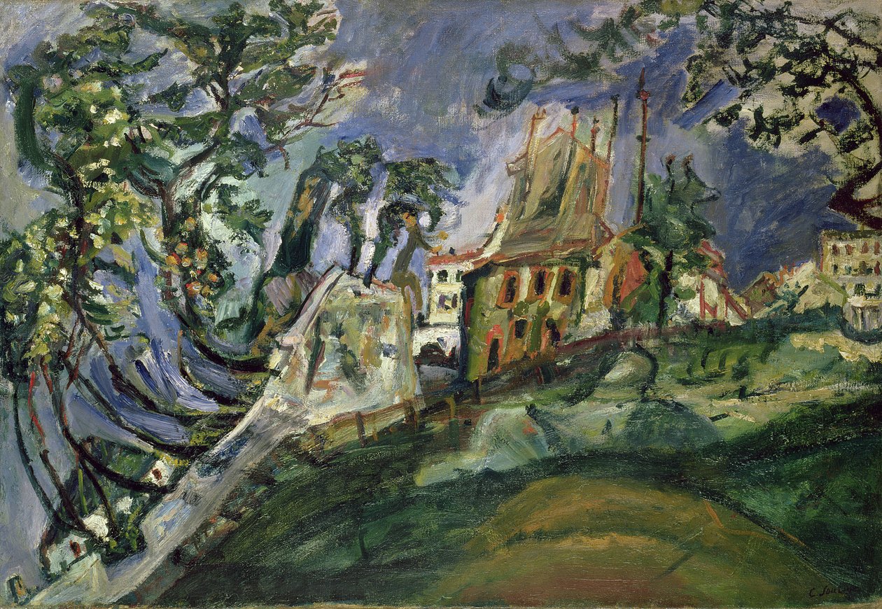 Montmartre, kolem roku 1919 od Chaim Soutine
