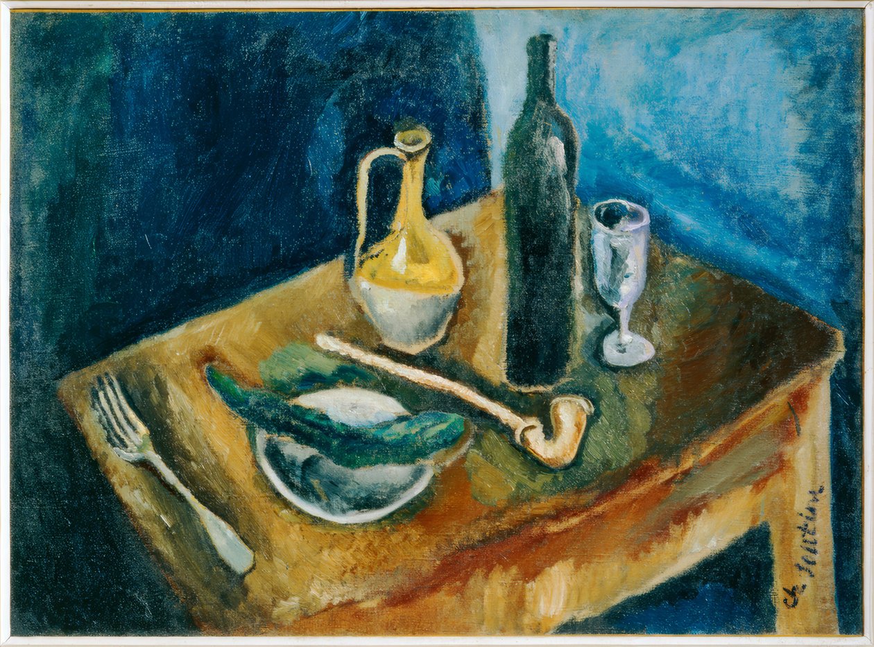 Zátiší s dýmkou od Chaim Soutine