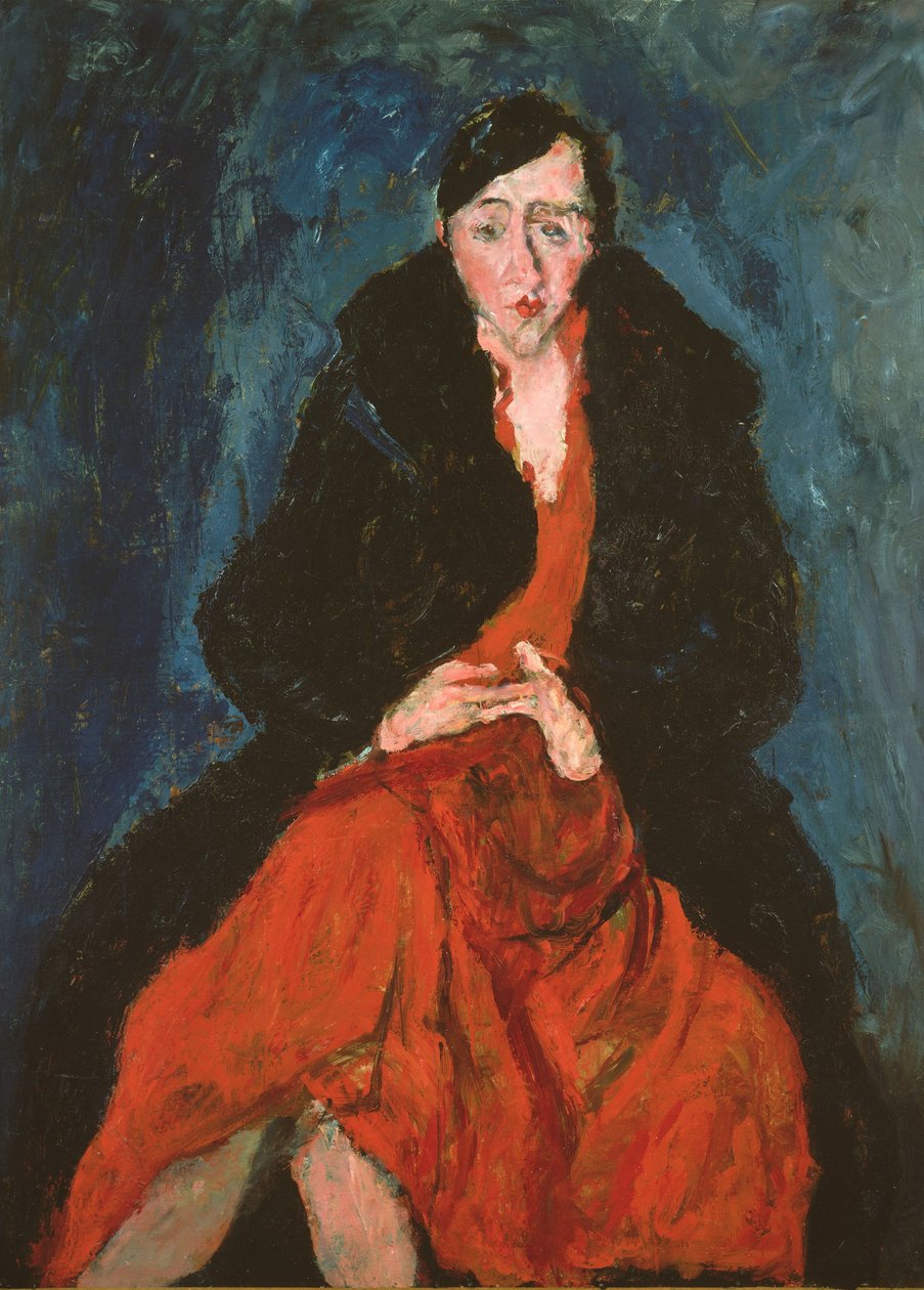 Portrét Madeleine Castaingové, kolem roku 1929 od Chaim Soutine