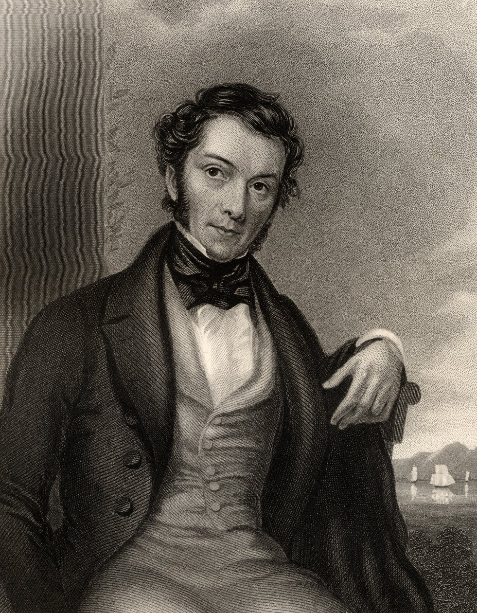 Richard Cobden, vyrytý G. Adcockem, z 
