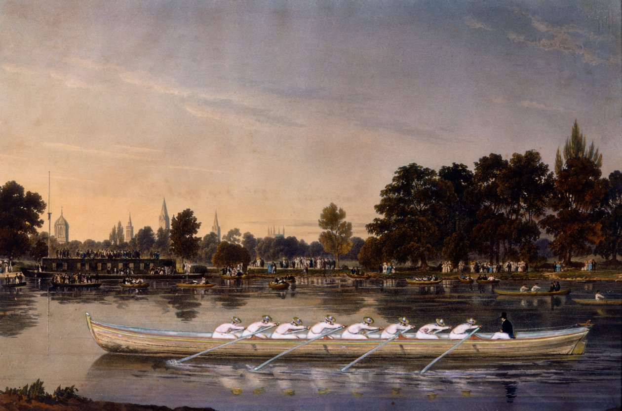 Závod lodí, kolem roku 1850 od Charles J. Basébé
