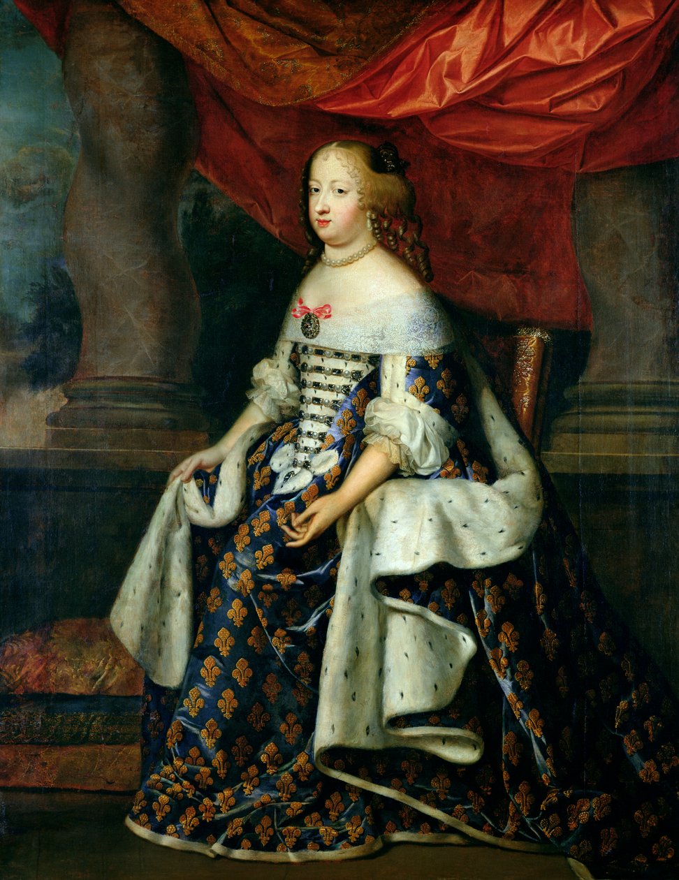 Portrét Marie-Therese (1638-83) z Rakouska, po roce 1660 od Charles Beaubrun