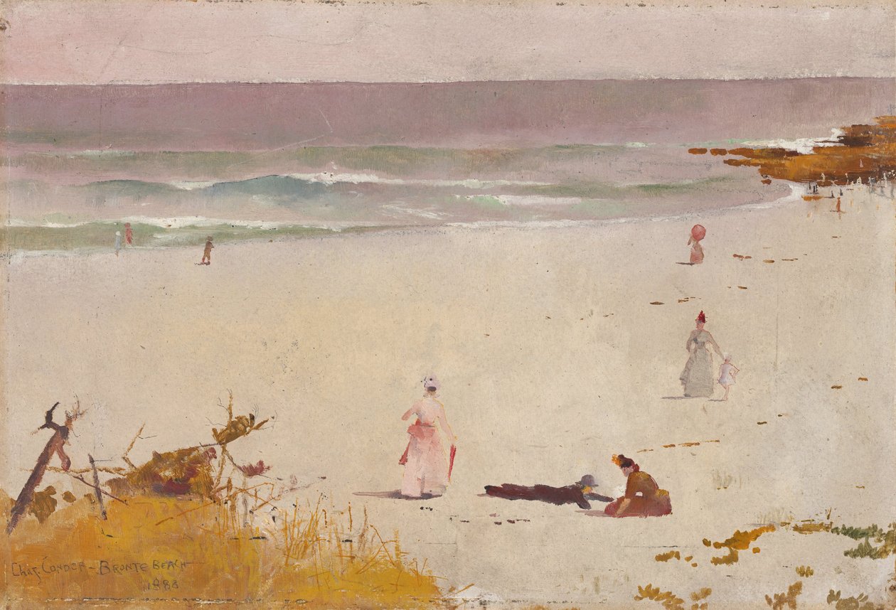 Pláž Bronte od Charles Edward Conder
