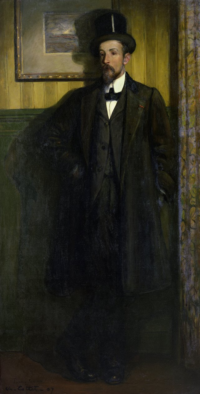 Portrét Luciena Simona (1864-1945) 1907 od Charles Cottet
