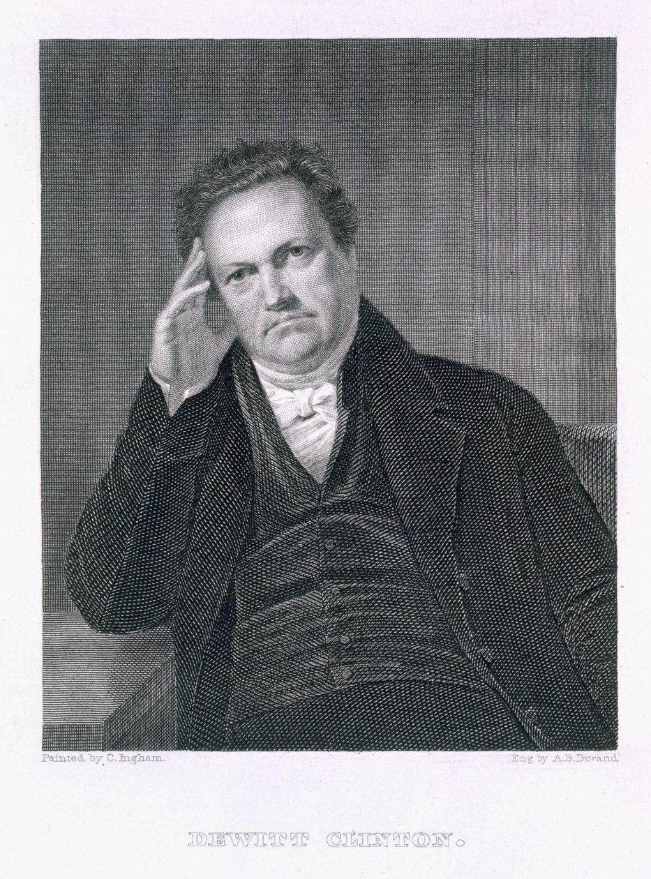 DeWitt Clinton, vyrytý Asher Brown Durand (1796-1869) od Charles Cromwell Ingham