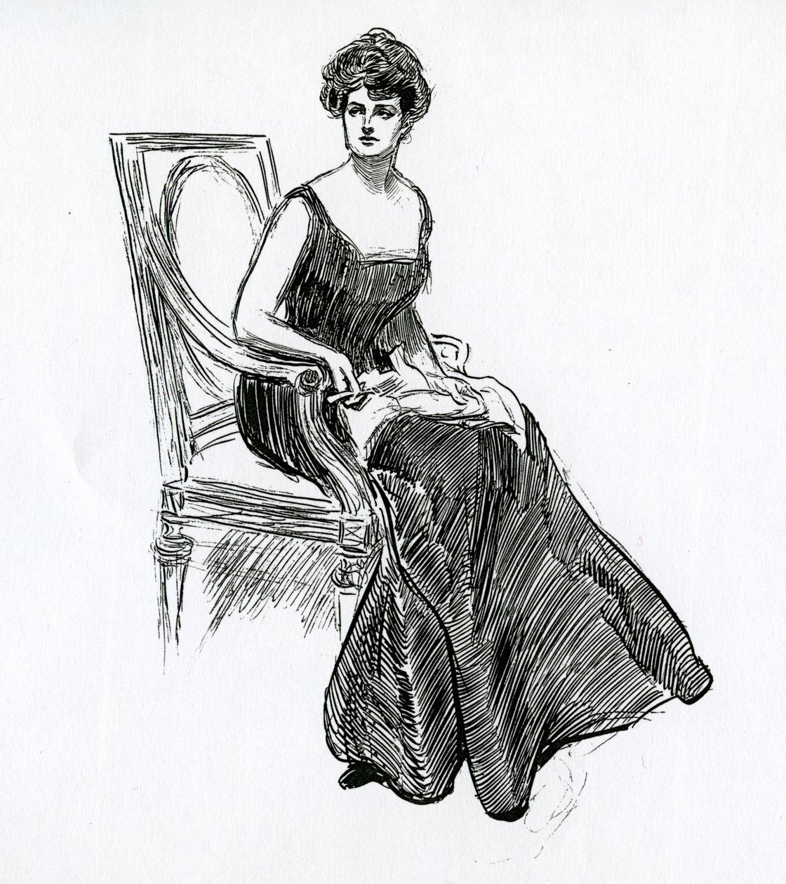 Gibson Girl, kolem roku 1902 od Charles Dana Gibson