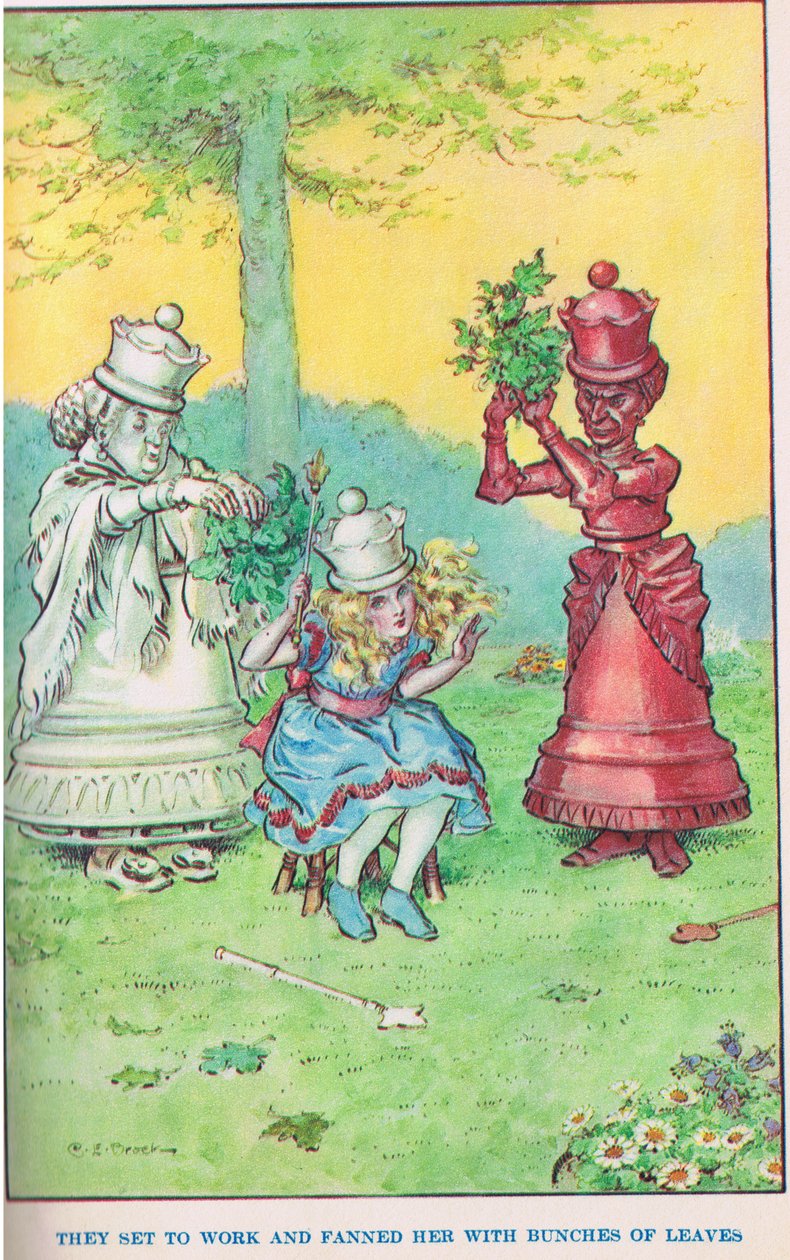 Alice a dvě královny, ilustrace z 