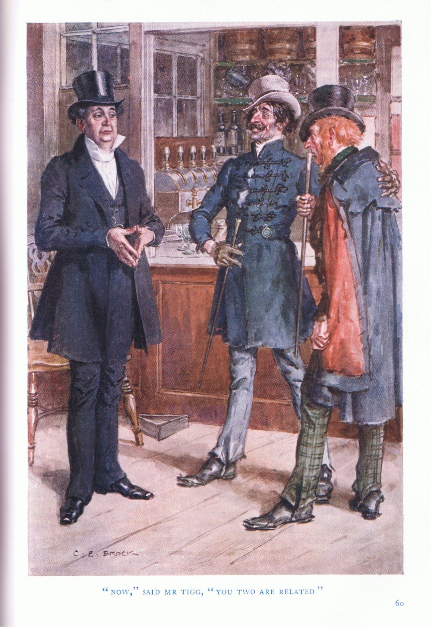 Teď řekl, pane Tigg, vy dva jste příbuzní. od Charles Edmund Brock