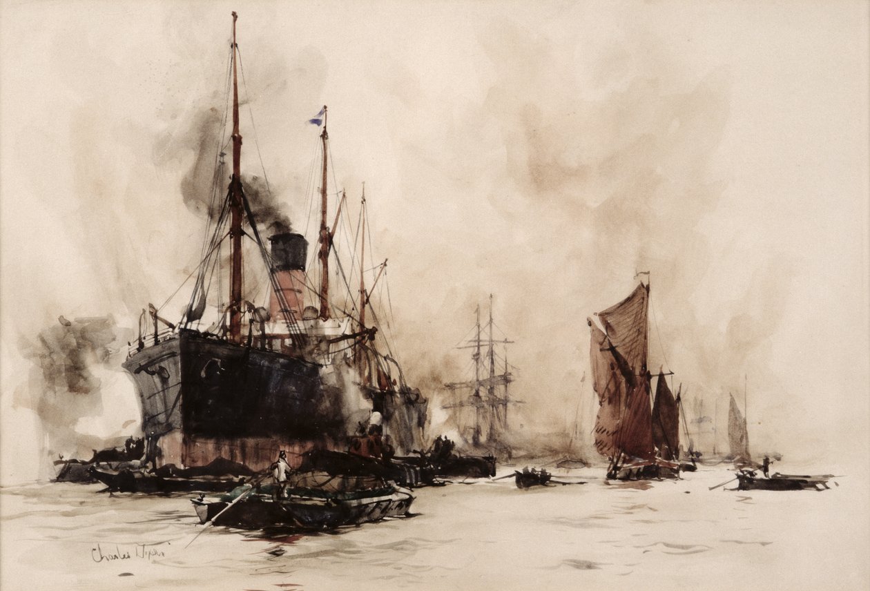 Skladování uhlí od Charles Edward Dixon