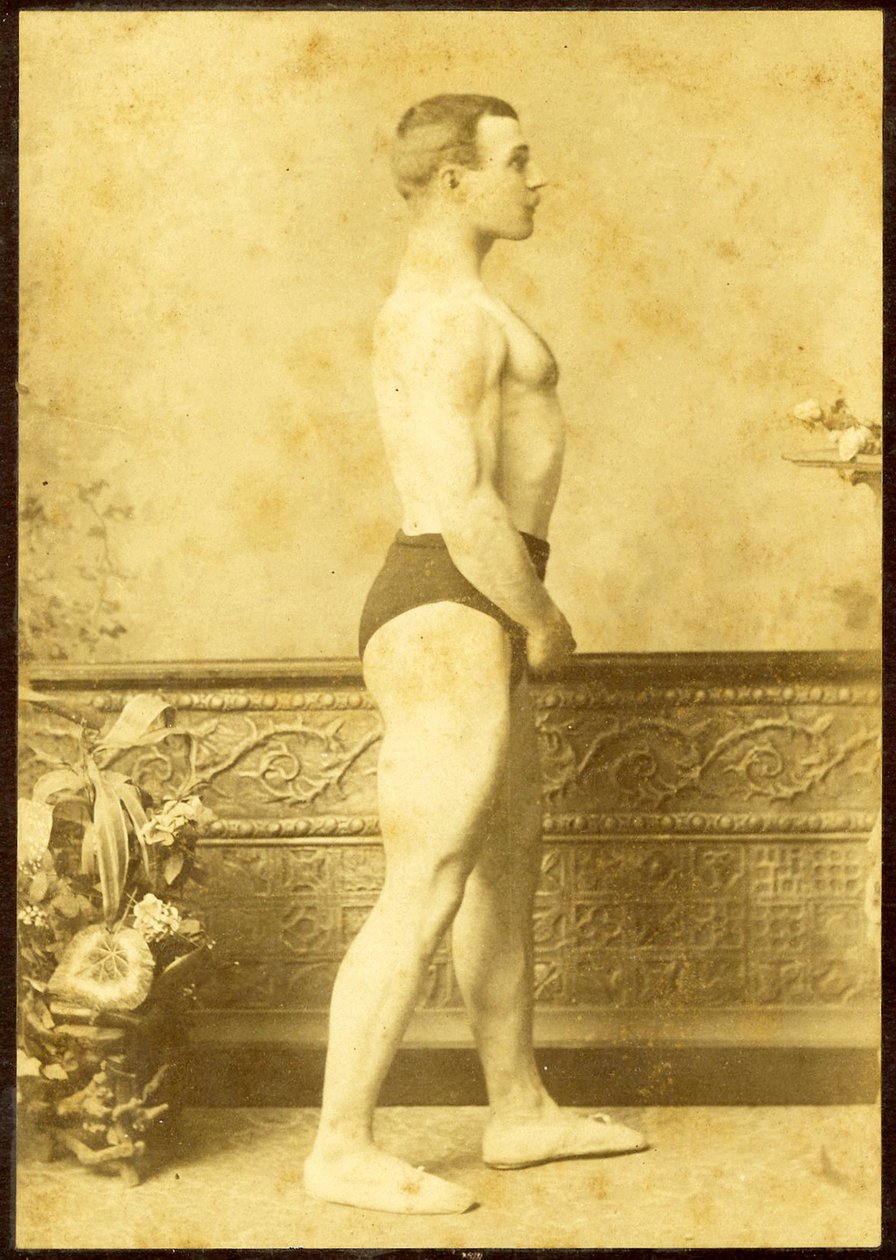 Portrét siláka, kolem roku 1890 od Charles Eisenmann