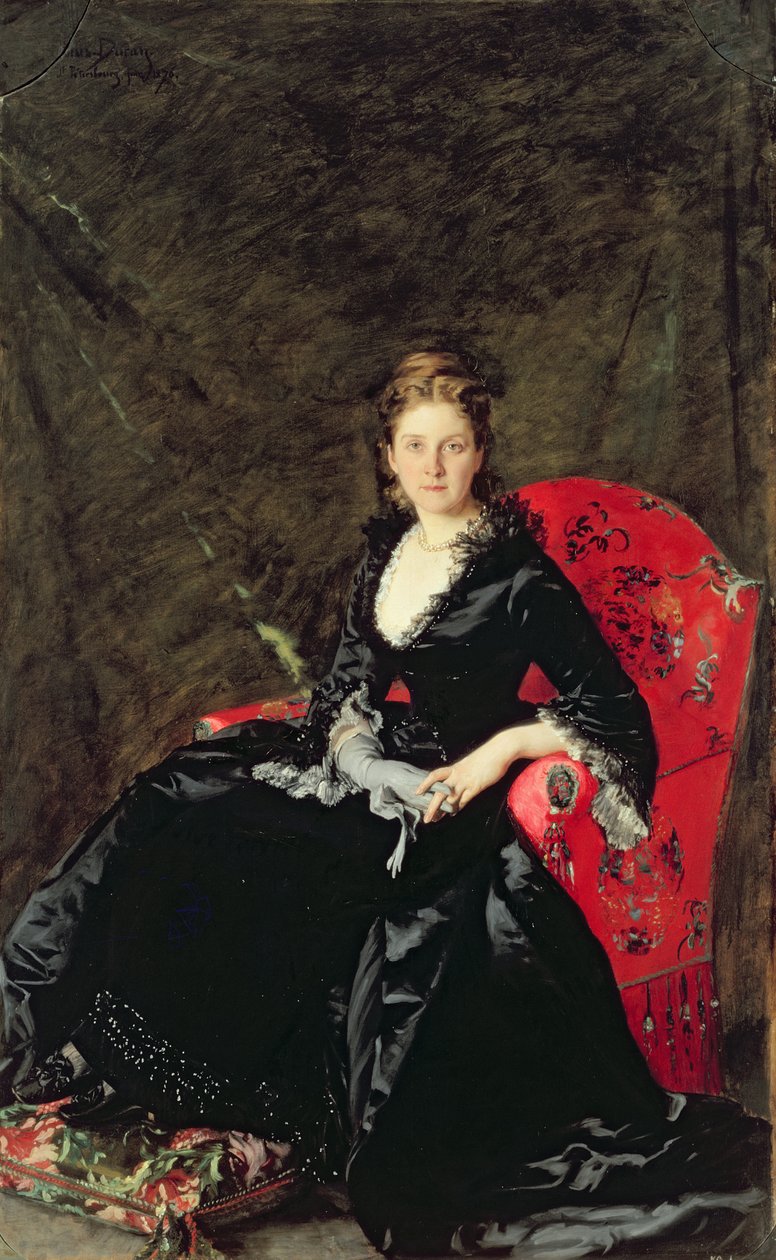 Portrét paní N. M. Polovtsové, 1876 od Charles Emile Auguste Carolus Duran