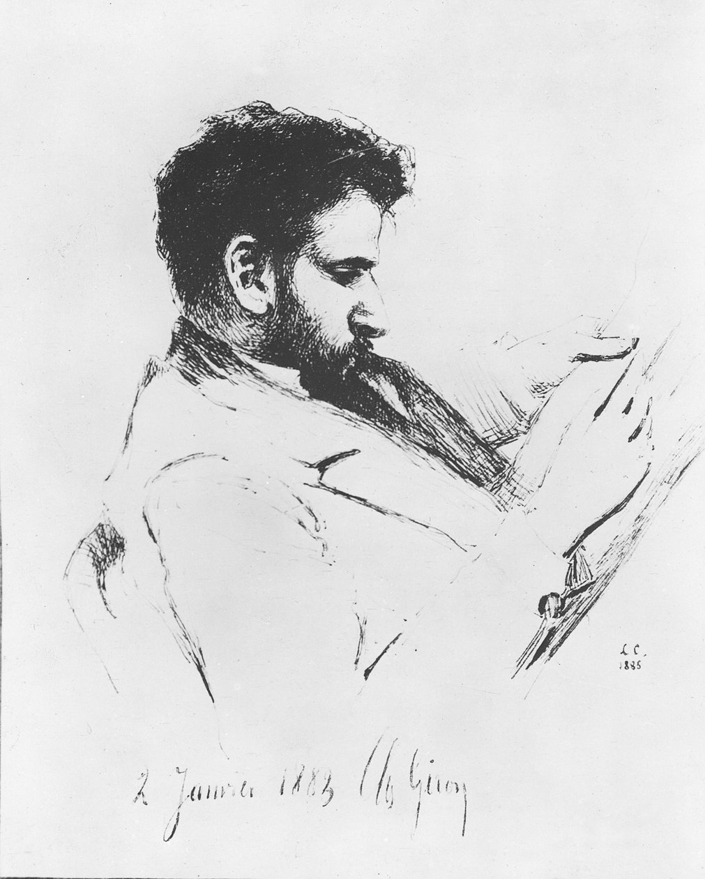 Savorgnan de Brazza, 1883 od Charles Giron