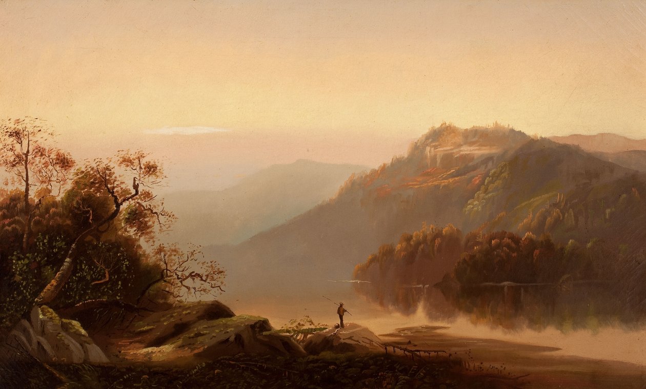 Západ slunce nad Hudsonem od Charles H. Chapin
