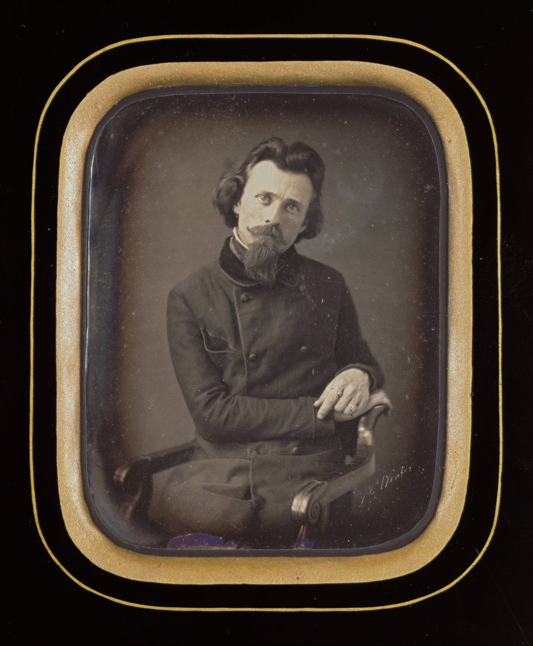 Portrét sedícího muže od Charles H. Winter