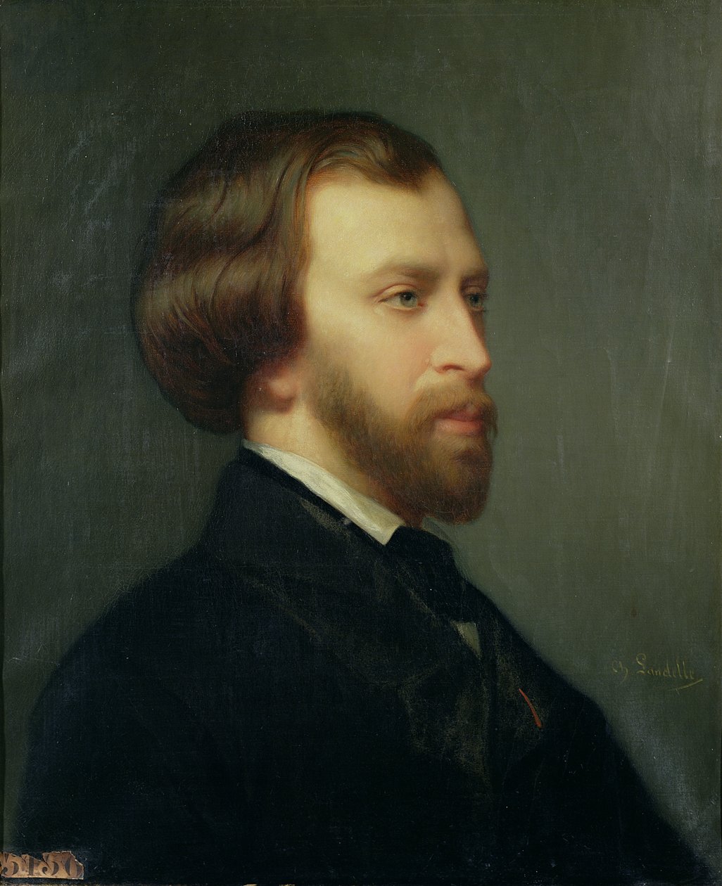 Portrét Alfreda de Musseta (1810-57) od Charles Landelle