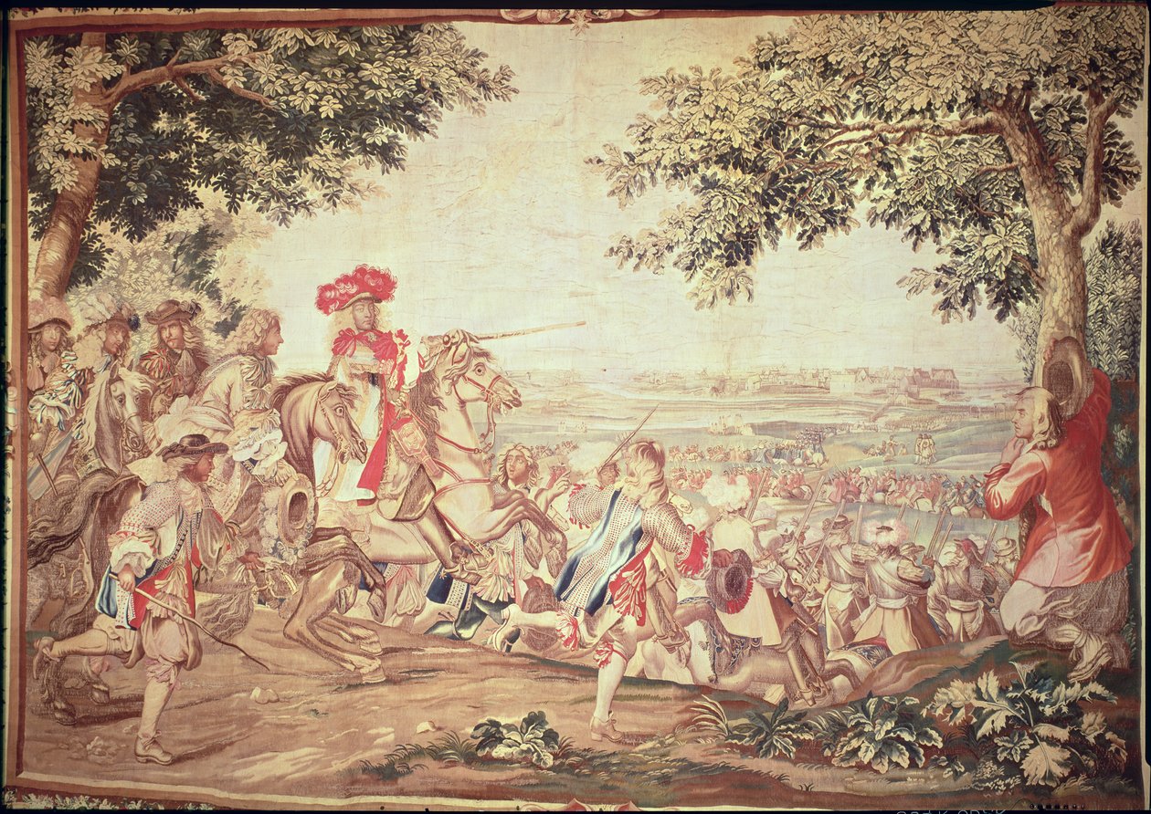 Vstup Ludvíka XIV. (1638-1715) do Dunkerque, 2. prosince 1662 (tapisérie) od Charles Le Brun