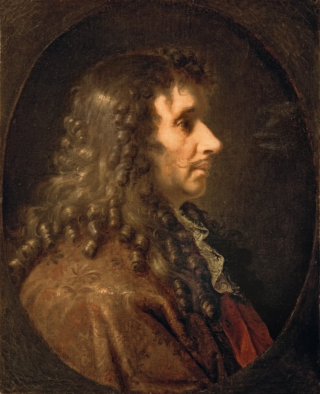 Portrét Moliera (1622-73) 1660 od Charles Le Brun