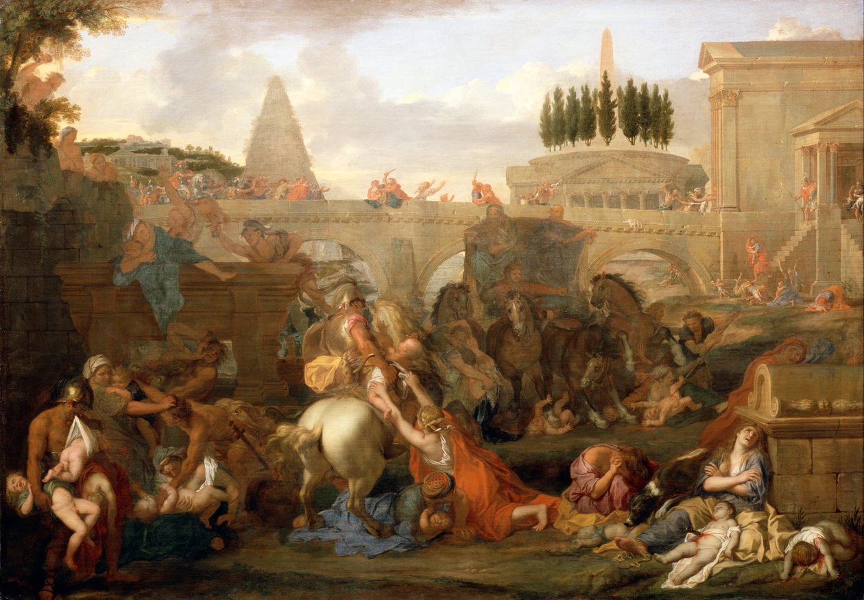 Masakr nevinných od Charles Le Brun