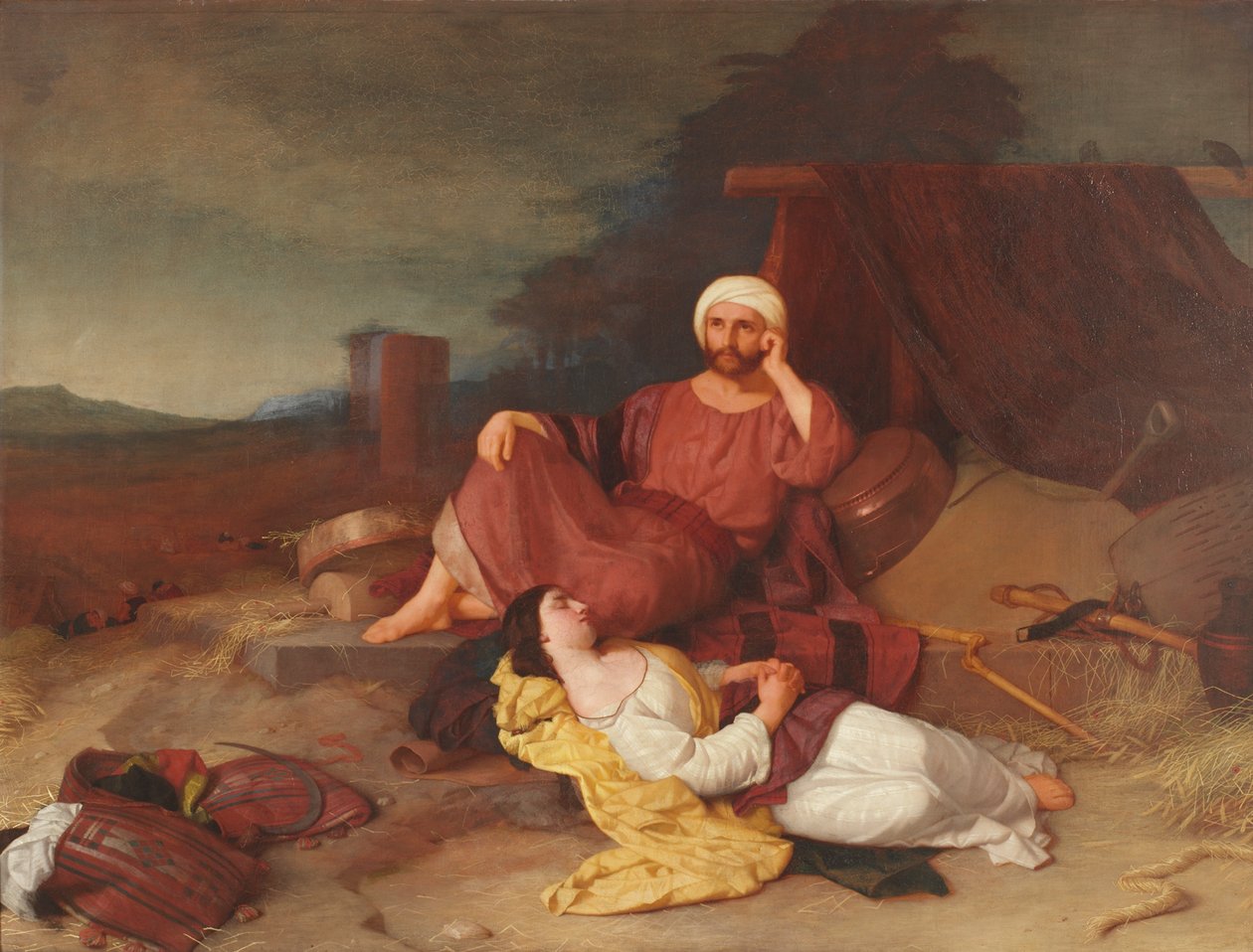 Boaz a Ruth, kolem roku 1853 od Charles Lock Eastlake