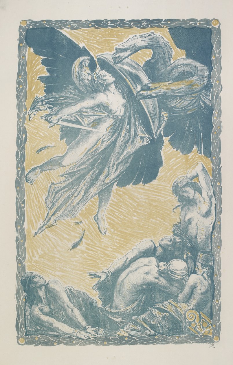 "Italia Redenta", 1917 (litografie) od Charles Ricketts