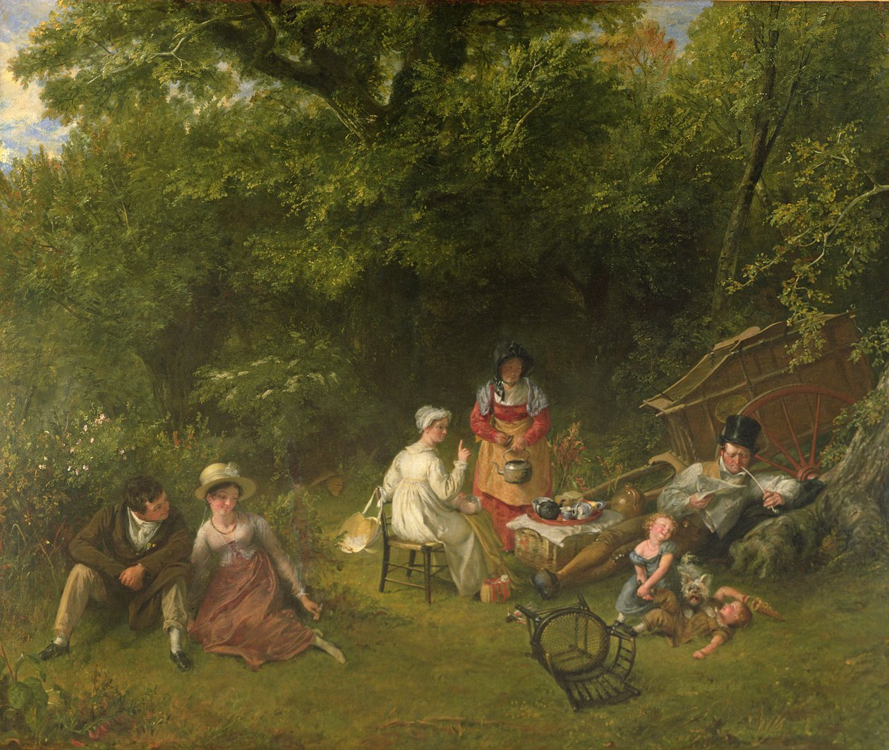 Londoners Gypsying, 1820 od Charles Robert Leslie