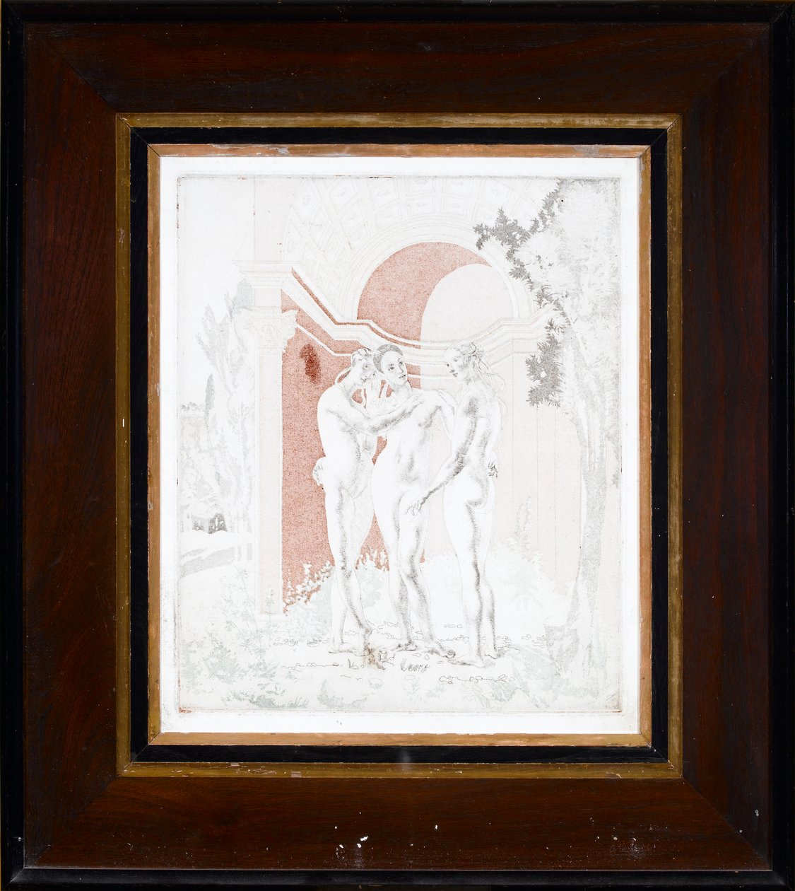 Epilog (Ref CD3), 1921-22 (rytina s akvatintou) od Charles Sims