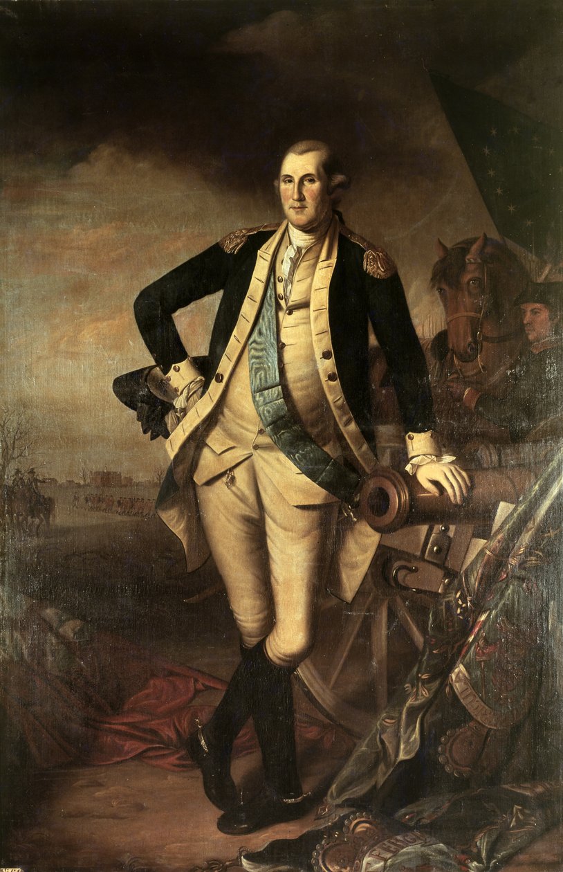 Portrét George Washingtona, 1779 od Charles Willson Peale