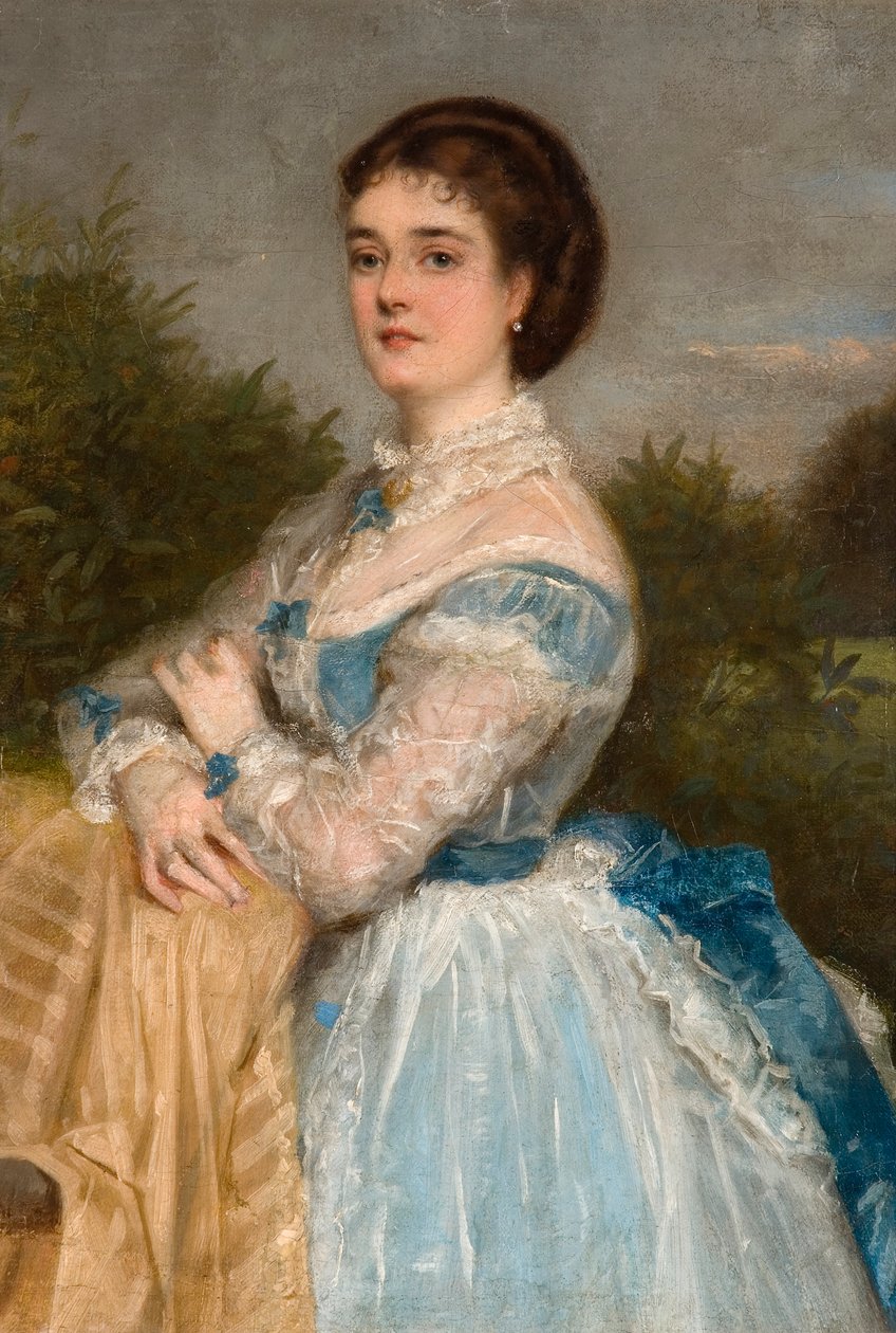 Portrét dámy od Charles Wynne Nicholls