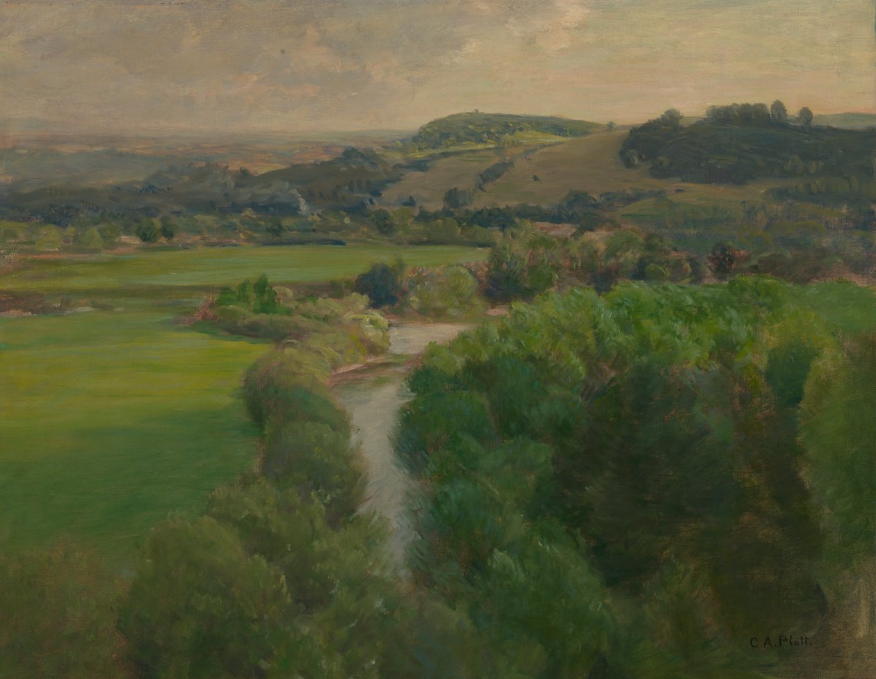 Cornish Landscape, 1919. od Charles A. Platt