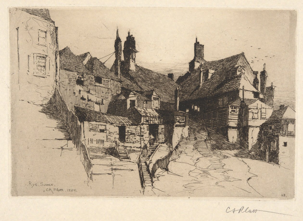 Rye, Sussex od Charles A. Platt