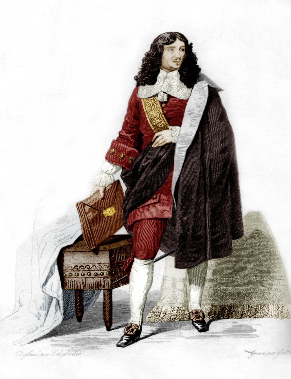 Jean-Baptiste Colbert od Charles Abraham (after) Chasselat