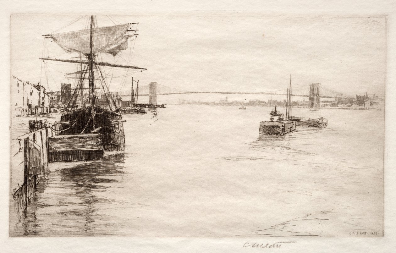 Brooklynský most, 1888. od Charles Adams Platt