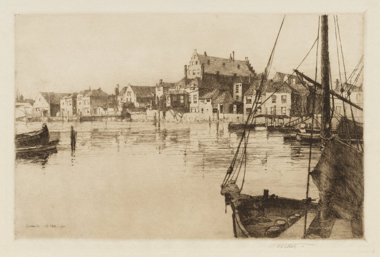 Dordrecht, 1885. od Charles Adams Platt
