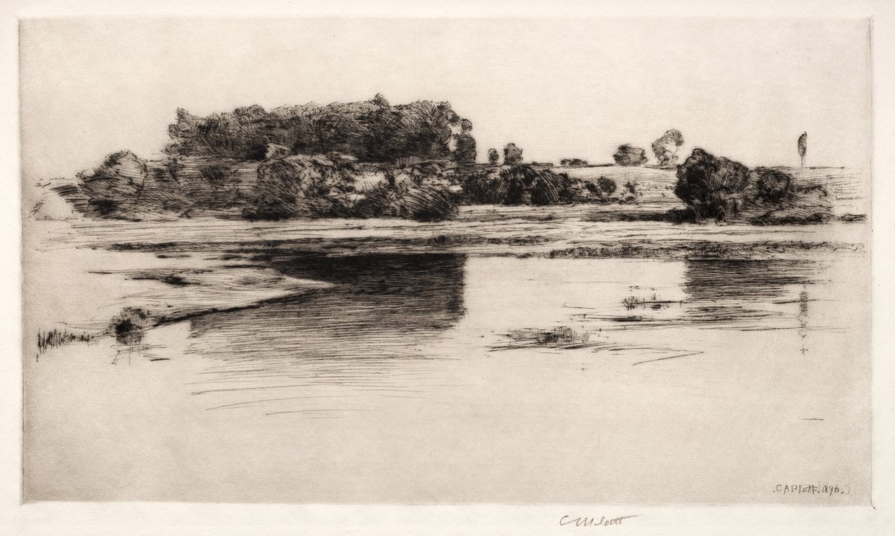 Řeka Charles, 1890. od Charles Adams Platt