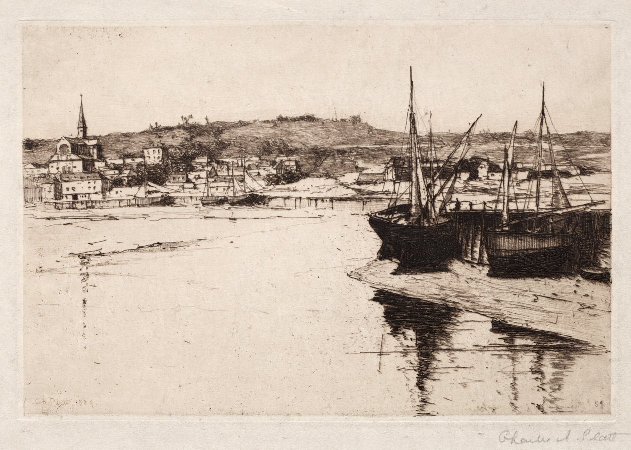 Trouville, 1889. od Charles Adams Platt