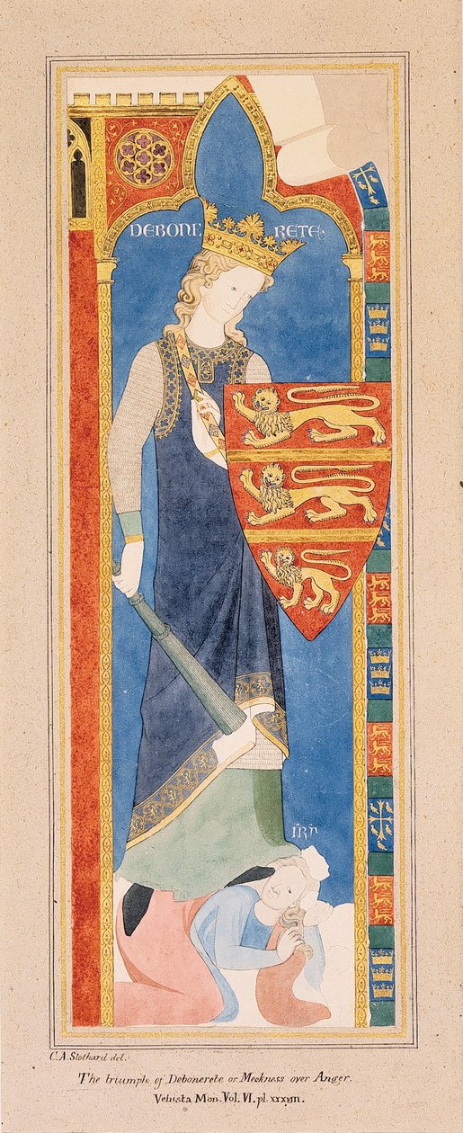 The Virtues Largesce a Debonerete (Debonerete) od Charles Alfred Stothard
