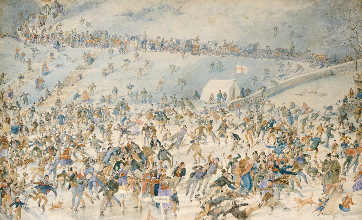 Krasobruslení, 1876 od Charles Altamont Doyle