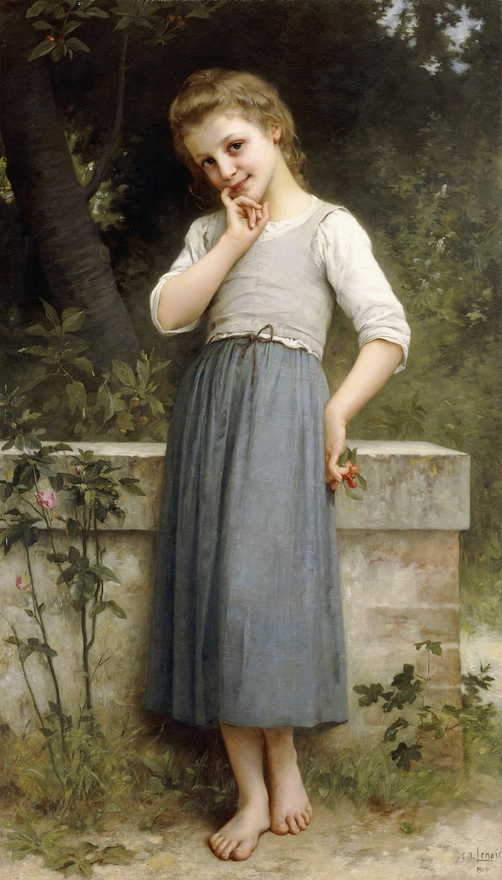 The Cherry Picker, 1900 od Charles Amable Lenoir